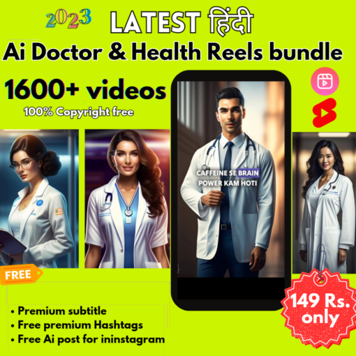 AI Doctor and Health Reels Bundle - Hindi
