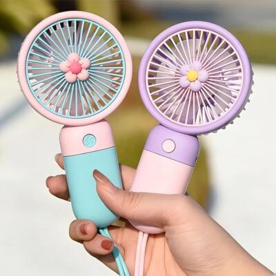Portable Rechargeable USB Fan (Set of 2 Fan)