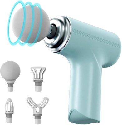 Mini Handheld, Battery Powered Massage Gun for Deep Tissue, Muscle & Body Pain Relief Massager